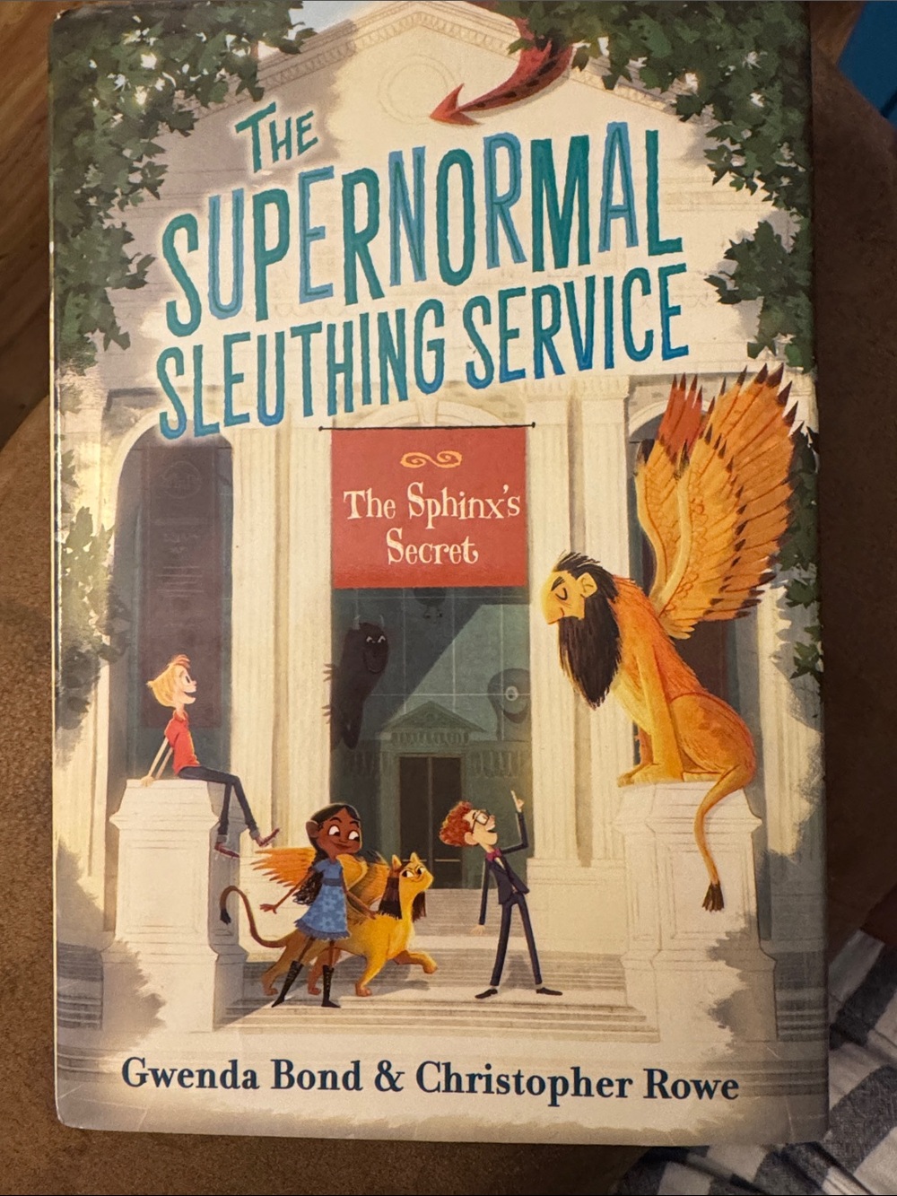 The Supernormal Sleuthing Service: The Sphinx's Secret - Blue Cover